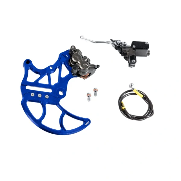 EBG Rear Brake Kit Dual Caliper V1 – Kit (No Rotor) – Blue