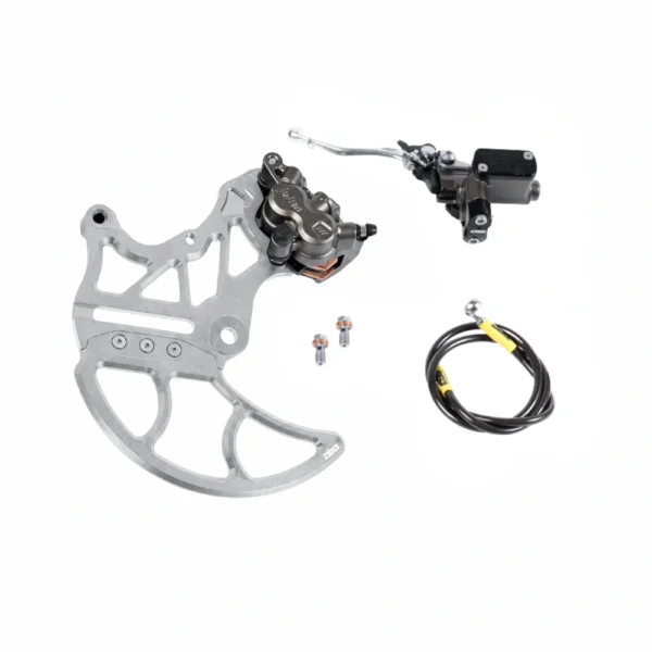 EBG Rear Brake Kit Dual Caliper V1 – Kit (No Rotor) – Raw Silver