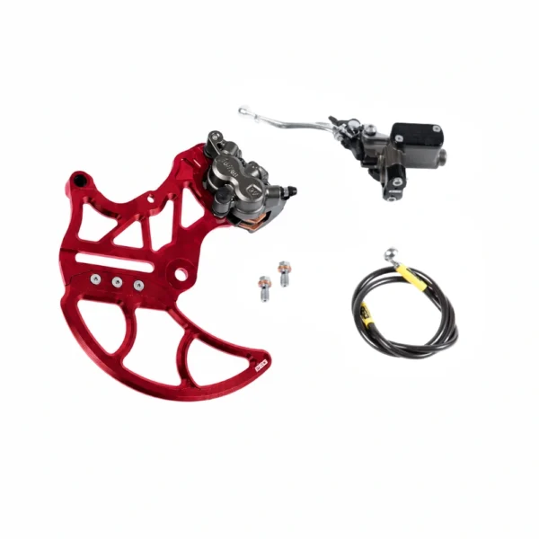 EBG Rear Brake Kit Dual Caliper V1 – Kit (No Rotor) – Red