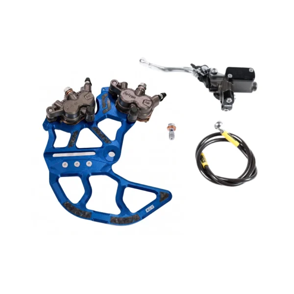EBG Rear Brake Kit Dual Caliper V2 – Kit + 1 Ultrabee Caliper (No Rotor) – Blue
