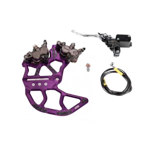 EBG Rear Brake Kit Dual Caliper V2 – Kit + 1 Ultrabee Caliper (No Rotor) – Galaxy Purple