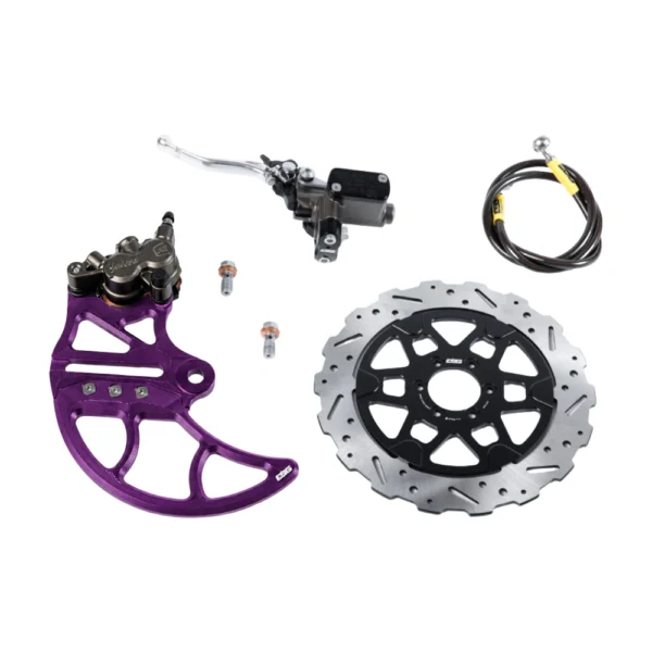 EBG Rear Brake Kit V1 – Rotor V2.1 – Galaxy Purple