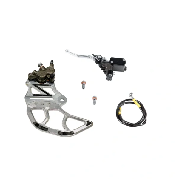 EBG Rear Brake Kit V2 – Brake Kit (No Rotor) – Raw Silver