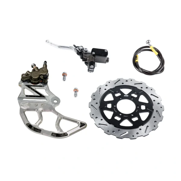 EBG Rear Brake Kit V2 – Rotor V2.1 – Raw Silver