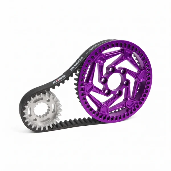 EBG Primary Drive Pulley V2 – VTB Ryuga 52kW Splined Shaft – Galaxy Purple