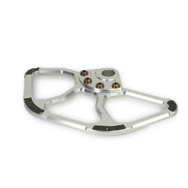 EBG Front Brake Rotor Guard V2 – Raw Silver