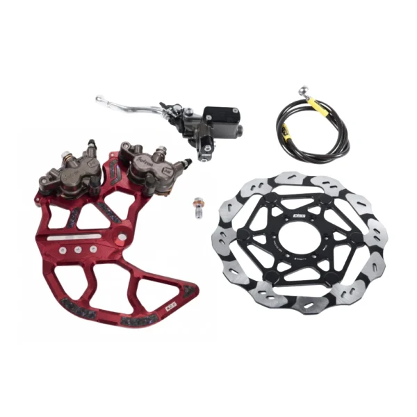EBG Rear Brake Dual Caliper Bracket V2 – Red