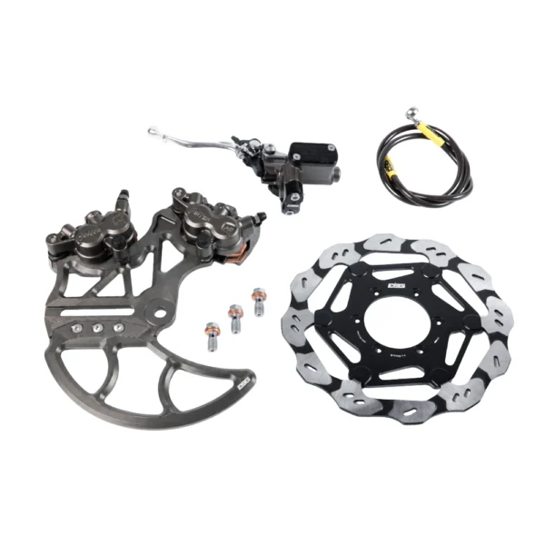 EBG Rear Brake Kit Dual Caliper V1 – Rotor V3.0 – Dark Brown