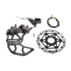 EBG Rear Brake Kit Dual Caliper V2 – Rotor V3.0 – Black