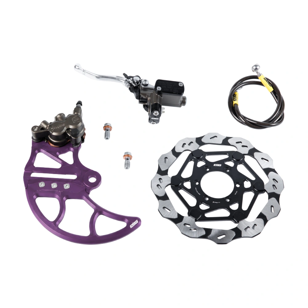 EBG Rear Brake Kit V1 – Rotor V3.0 – Galaxy Purple