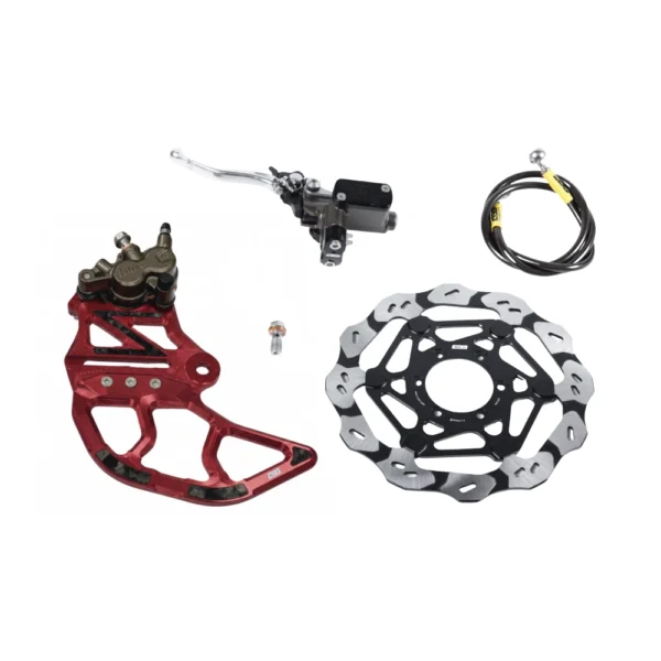 EBG Rear Brake Kit V2 – Rotor V3.0 – Red